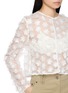  - EPINGLER - Flower Embroidered Sheer Cardigan