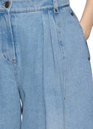  - EPINGLER - Wide Leg Tuck Denim Jeans