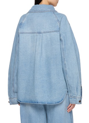 Back View - Click To Enlarge - EPINGLER - Oversized Denim Shirt