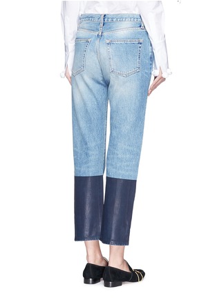 Back View - Click To Enlarge - PORTS 1961 - Colourblock denim jeans