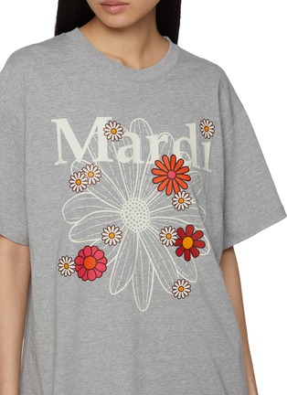  - MARDI MERCREDI - Flower Bloom Graphic Crewneck Cotton T-Shirt