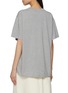 Back View - Click To Enlarge - MARDI MERCREDI - Flower Bloom Graphic Crewneck Cotton T-Shirt