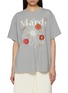 Main View - Click To Enlarge - MARDI MERCREDI - Flower Bloom Graphic Crewneck Cotton T-Shirt