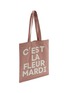Detail View - Click To Enlarge - MARDI MERCREDI - Flower Cotton Canvas Tote Bag
