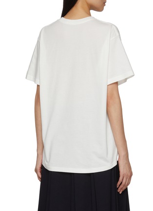 Back View - Click To Enlarge - MARDI MERCREDI - Dachshund Print Cotton T-Shirt