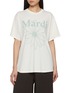 Main View - Click To Enlarge - MARDI MERCREDI - Flower Graphic Crewneck Cotton T-Shirt