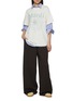 Figure View - Click To Enlarge - MARDI MERCREDI - Flower Graphic Crewneck Cotton T-Shirt
