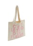 Detail View - Click To Enlarge - MARDI MERCREDI - Triple Flower Cotton Canvas Tote Bag