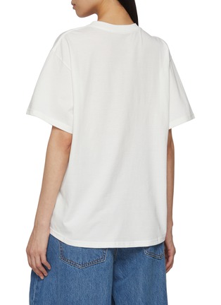 Back View - Click To Enlarge - MARDI MERCREDI - Dachshund Print Cotton T-Shirt