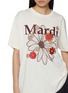  - MARDI MERCREDI - Flower Bloom Graphic Crewneck Cotton T-Shirt