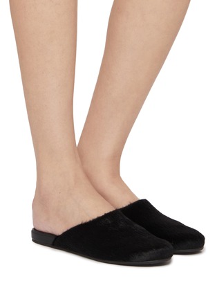 Figure View - Click To Enlarge - ANCIENT GREEK SANDALS - The Slipper Calf Hair Leather Slides