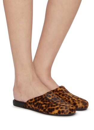 Figure View - Click To Enlarge - ANCIENT GREEK SANDALS - The Slipper Calf Hair Leather Slides