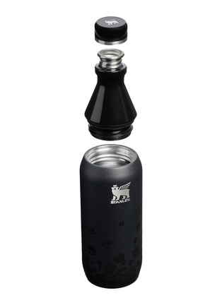 Detail View - Click To Enlarge - STANLEY - All Day Slim Luxe Bottle 12oz — Midnight Ruby