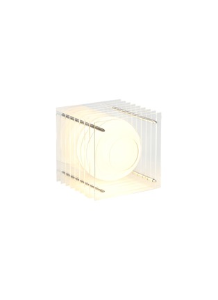 Detail View - Click To Enlarge - BẰNG - Lớp Small Square Table Lamo — Clear
