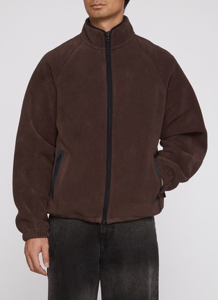 Figure View - Click To Enlarge - SKIMS - Arctic Fleece Zip Up Jacket