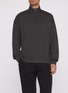 Figure View - Click To Enlarge - SKIMS - Jersey Lounge Relaxed Quarter Zip Pullover Sweatshirt