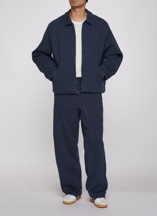 Back View - Click To Enlarge - SKIMS - Heavyweight Fleece Sherpa Lined Zip Up Jacket