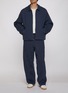 Back View - Click To Enlarge - SKIMS - Heavyweight Fleece Sherpa Lined Zip Up Jacket