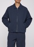 Figure View - Click To Enlarge - SKIMS - Heavyweight Fleece Sherpa Lined Zip Up Jacket