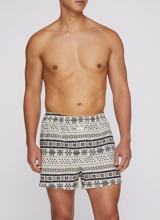 Figure View - Click To Enlarge - SKIMS - Cotton Poplin Boxer — Set Of 3