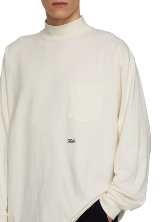  - NANAMICA - OOAL Embroidered Mock Neck Cotton Jersey Top