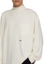  - NANAMICA - OOAL Embroidered Mock Neck Cotton Jersey Top