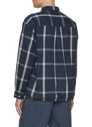 Back View - Click To Enlarge - NANAMICA - Palaka Chequered Flannel Shirt
