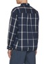 Back View - Click To Enlarge - NANAMICA - Palaka Chequered Flannel Shirt