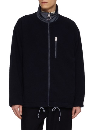 Main View - Click To Enlarge - NANAMICA - Reversible Fleece Twill Dock Jacket