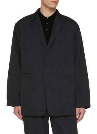 Main View - Click To Enlarge - NANAMICA - Wool Gabardine Club Jacket