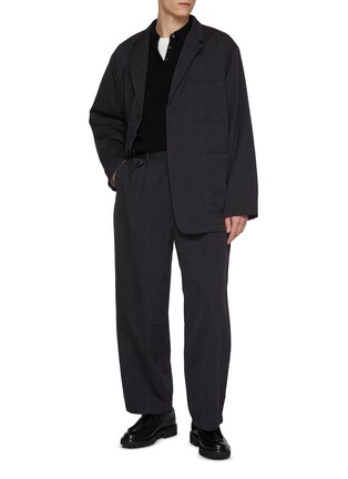 Figure View - Click To Enlarge - NANAMICA - Wool Gabardine Club Jacket