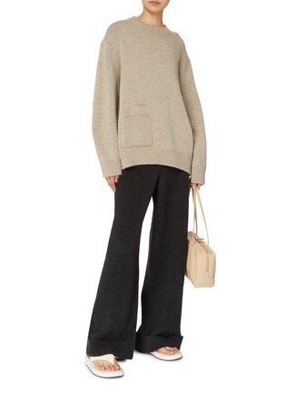 Figure View - Click To Enlarge - THE ROW - Malta Wide Leg Pants