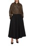 Figure View - Click To Enlarge - ARMARIUM - Fiamma Long Flared Wool Skirt
