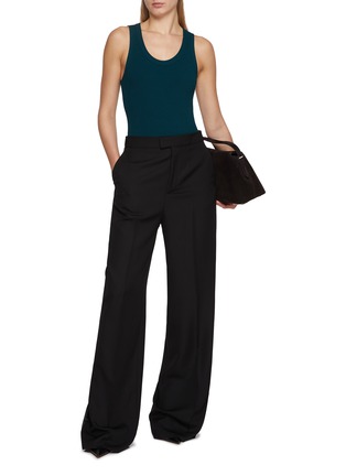 Figure View - Click To Enlarge - ARMARIUM - Juno Wide Leg Wool Pants
