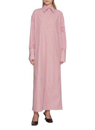 Main View - Click To Enlarge - ARMARIUM - Malik Oversized Cotton Shirt Dress