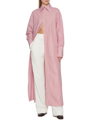 Figure View - Click To Enlarge - ARMARIUM - Malik Oversized Cotton Shirt Dress