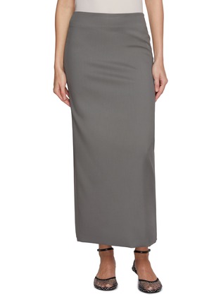 Main View - Click To Enlarge - ARMARIUM - Jackie High Waist Wool Pencil Skirt