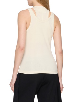Back View - Click To Enlarge - ARMARIUM - Filippa Versatile Two Piece Cotton Jersey Tank Top Set