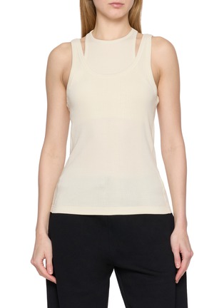 Main View - Click To Enlarge - ARMARIUM - Filippa Versatile Two Piece Cotton Jersey Tank Top Set