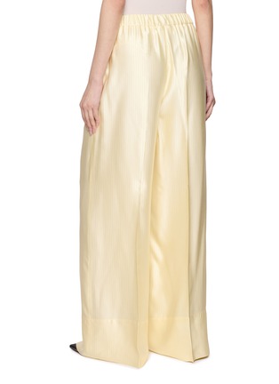 Back View - Click To Enlarge - ARMARIUM - Kay Elasticated Wide Leg Pants