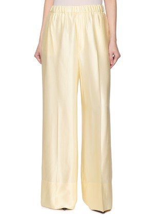 Main View - Click To Enlarge - ARMARIUM - Kay Elasticated Wide Leg Pants