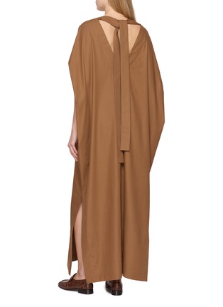 Back View - Click To Enlarge - ARMARIUM - Nicla Cotton Maxi Dress