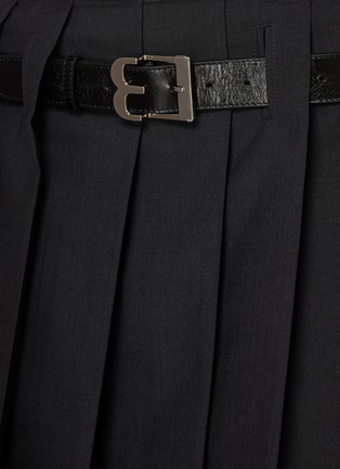 - BONBOM - Belt Insert Pleated Skirt