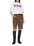 Figure View - Click To Enlarge - BONBOM - Souvenir Crest Logo Cotton Jersey T-Shirt