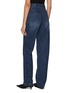 Back View - Click To Enlarge - BONBOM - Tucked Dark Wash Jeans
