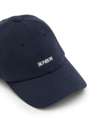 Detail View - Click To Enlarge - BONBOM - Logo Embroidered Cotton Jersey Baseball Cap
