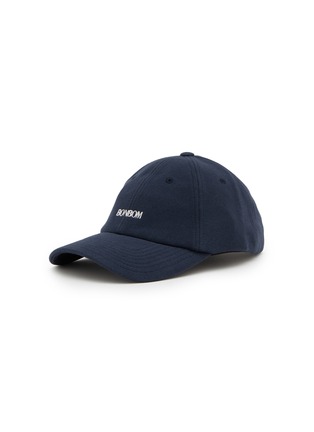 Main View - Click To Enlarge - BONBOM - Logo Embroidered Cotton Jersey Baseball Cap