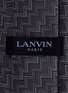 Detail View - Click To Enlarge - LANVIN - Chevron stripe silk tie
