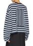 Back View - Click To Enlarge - BONBOM - Detachable Back Frame Stripe T-Shirt