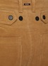  - BONBOM - Rolled Tuck Belted Corduroy Pants